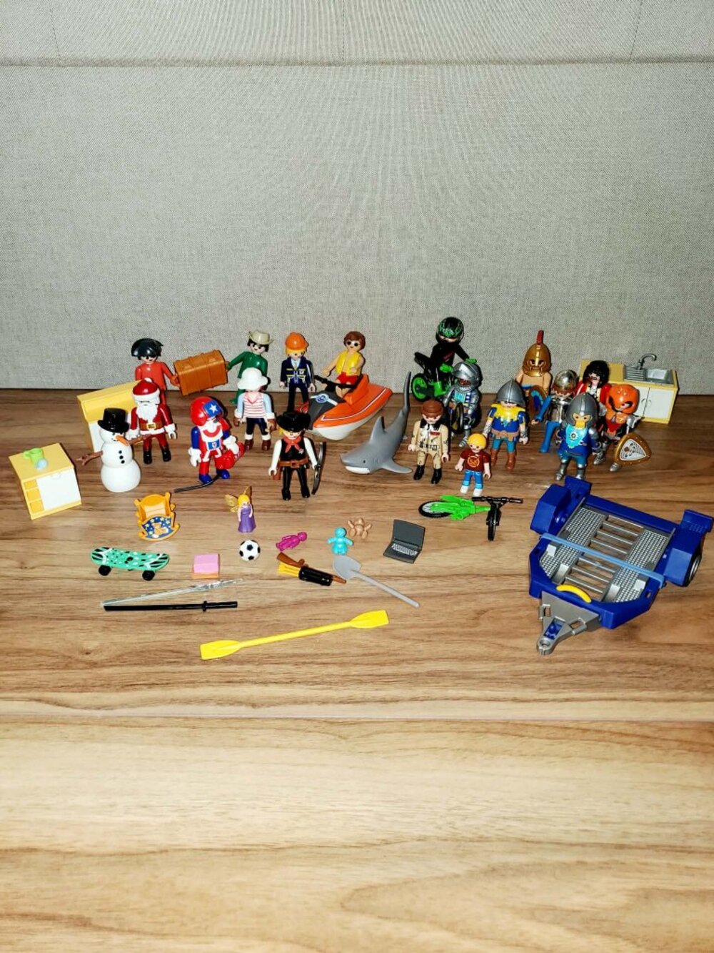 Vintage Playmobil Figures, Accessories Lot